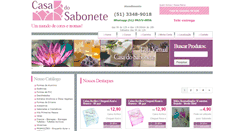 Desktop Screenshot of casadosabonete.com.br