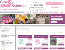 Tablet Screenshot of casadosabonete.com.br